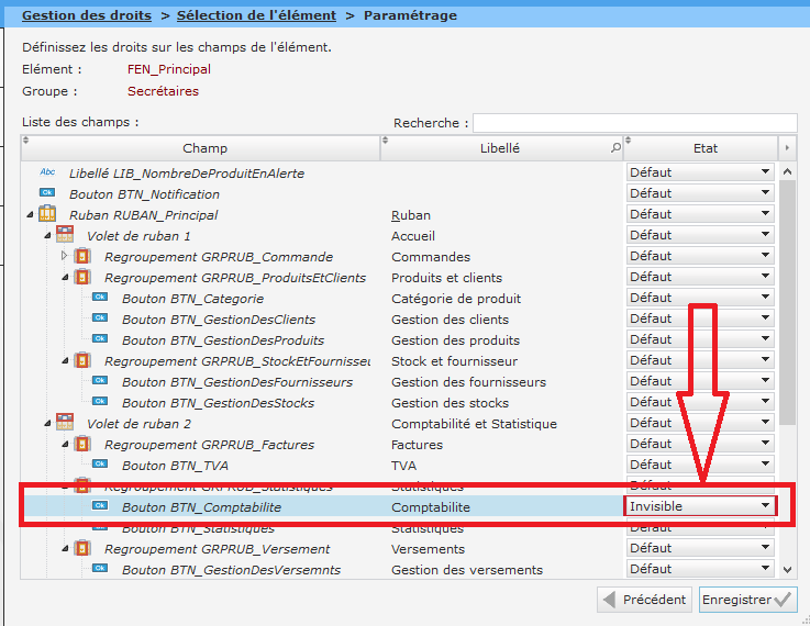 Gestock, Logiciel de gestion de stock- Gestion des utilisateurs